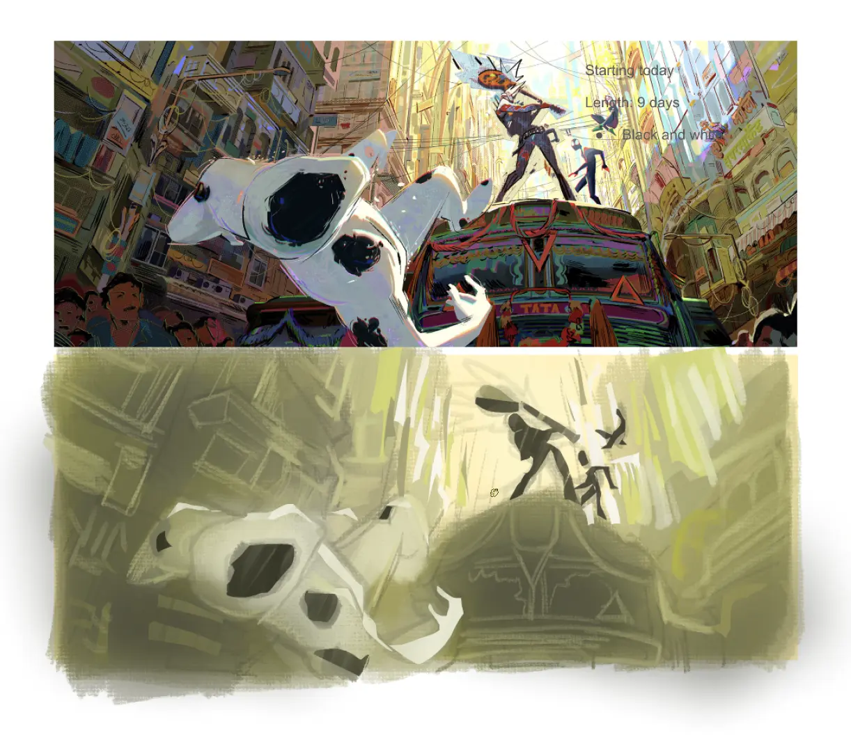 Spiderverse study by Lina Lam