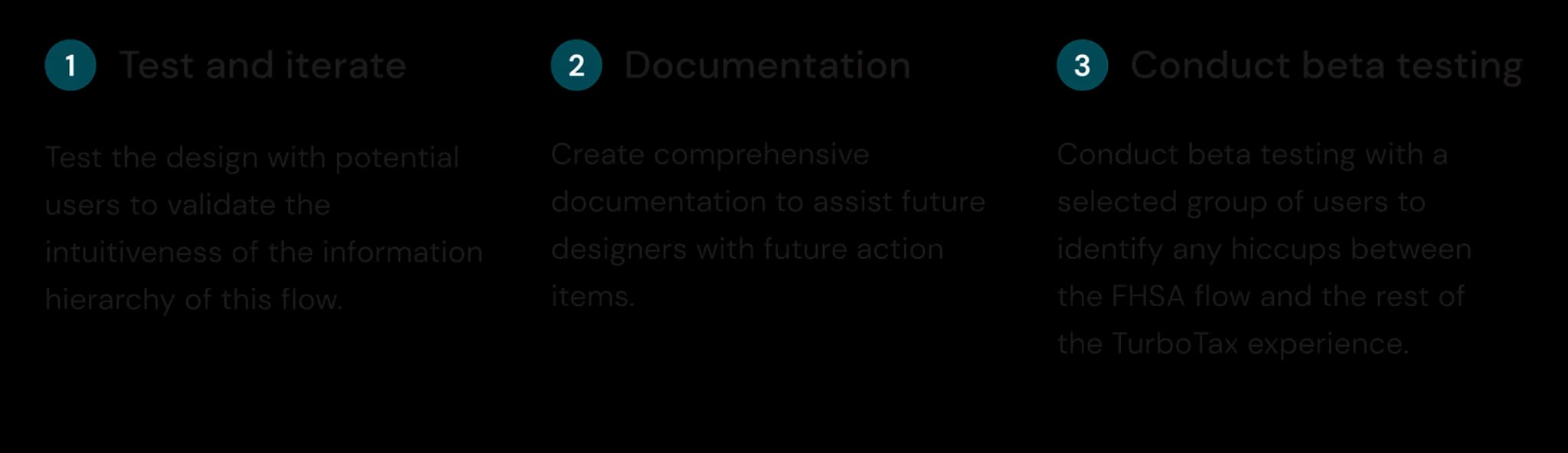 Roadmap showing next steps and future improvements for FHSA integration