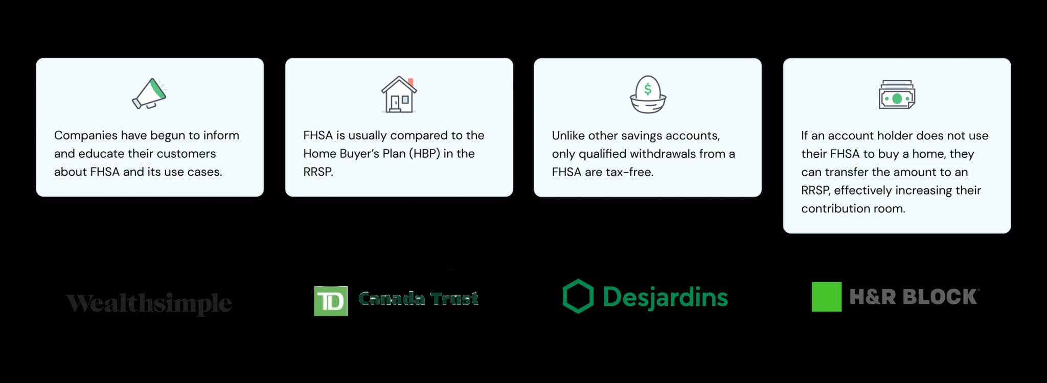 Key FHSA features and benefits summarized in a clear, visual format